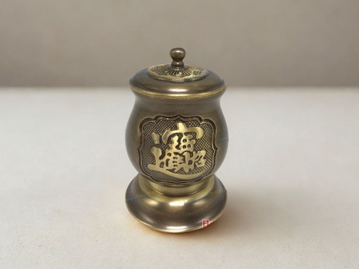 Bát Nước đồng cạo màu MNV-DD22/cạo màu nhỏ