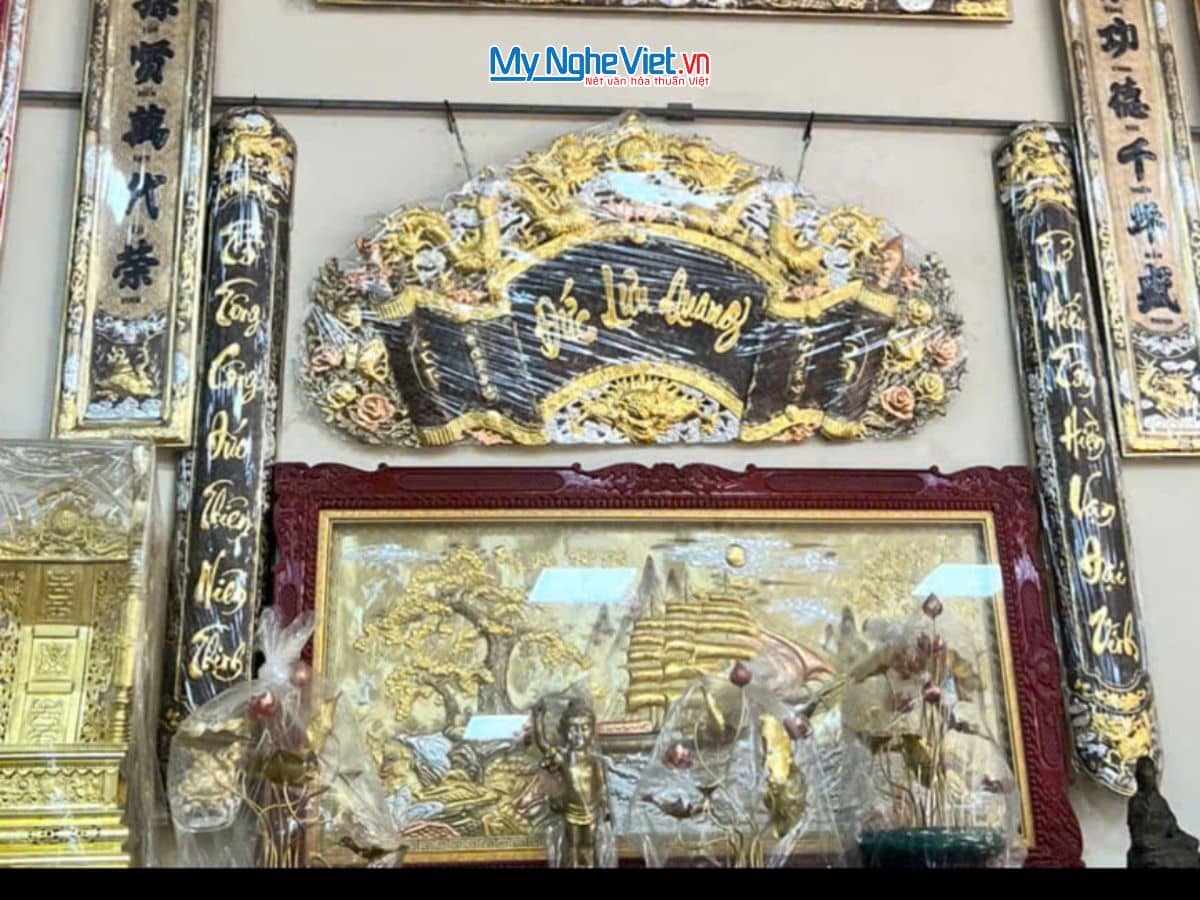 Hoành phi câu đối đồng - Cuốn thư câu đối