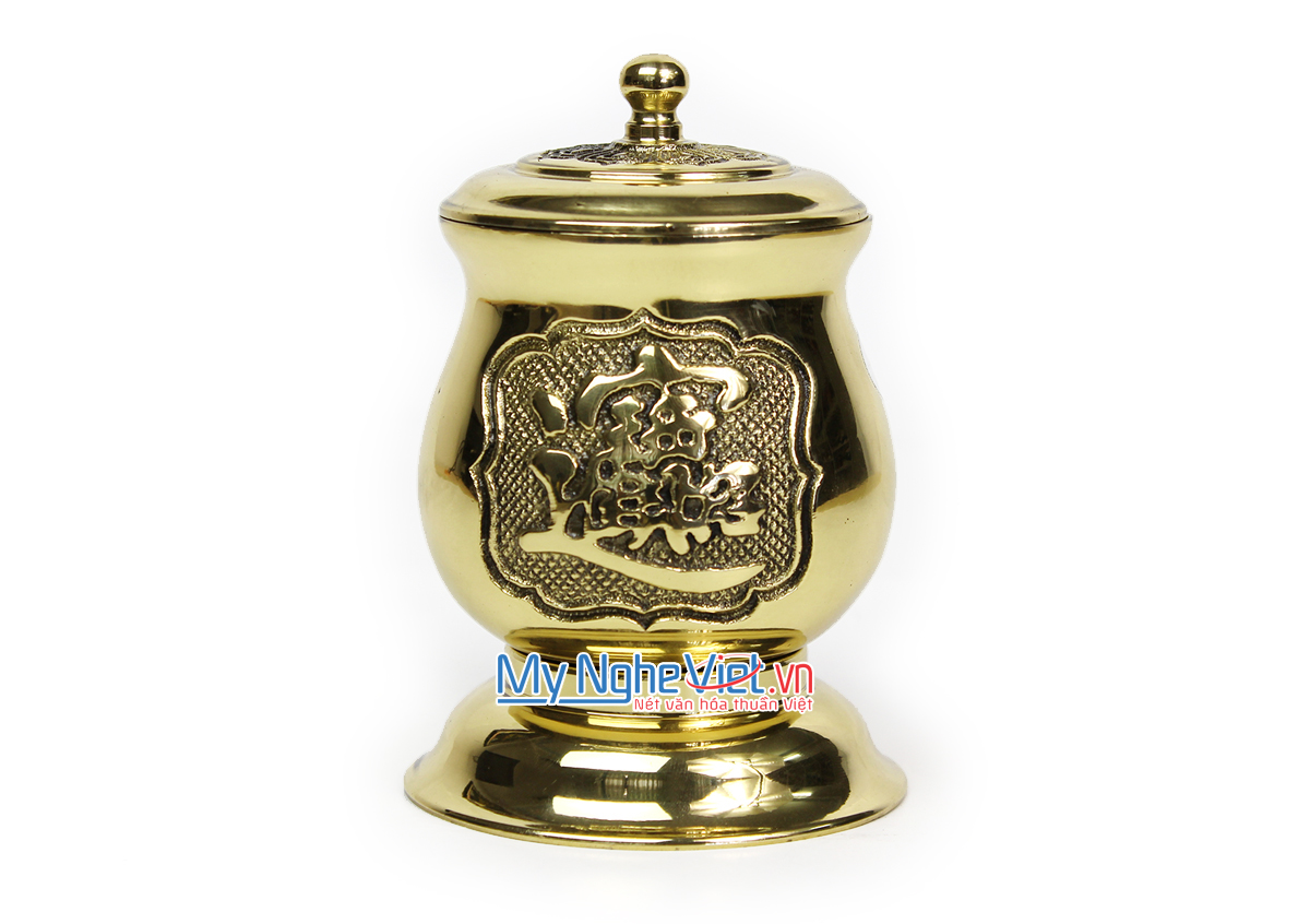 Bát nước đồng - Bộ thờ cúng MNV-DD22