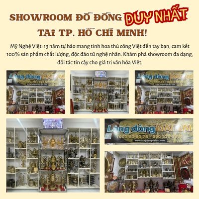 Showroom đồ đồng Mỹ Nghệ Việt
