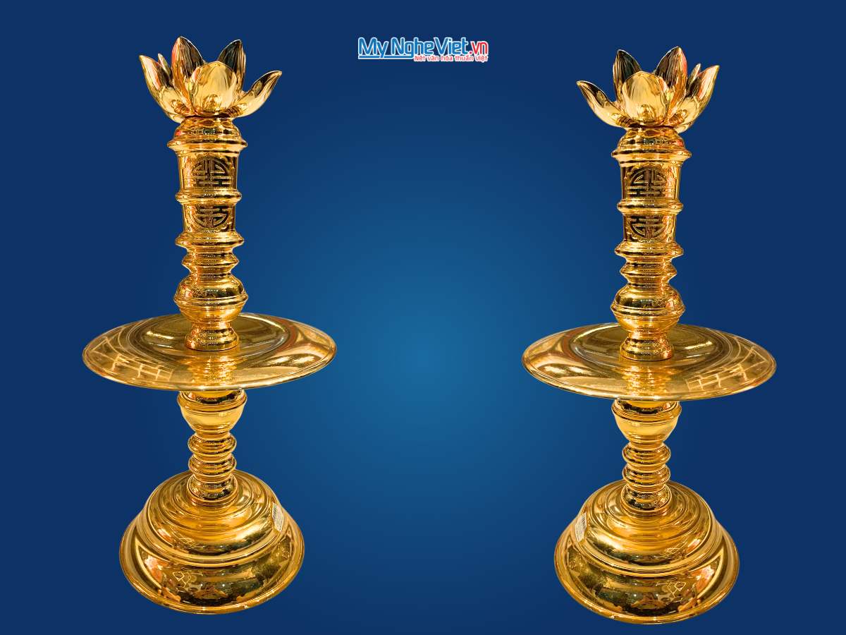 Bộ tam sự mạ Vàng H50 MNV-DD18/50MV