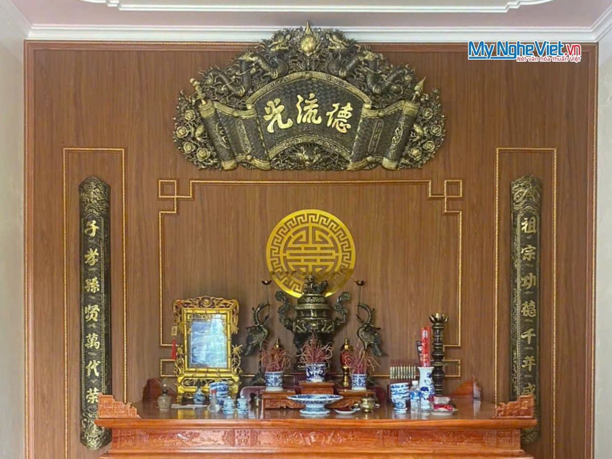 Hoành phi câu đối đồng - Cuốn thư câu đối