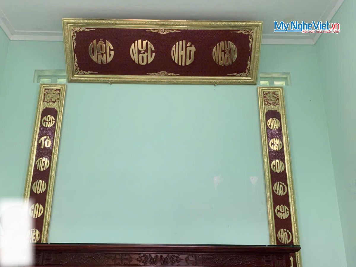 Hoành phi câu đối đồng - Cuốn thư câu đối