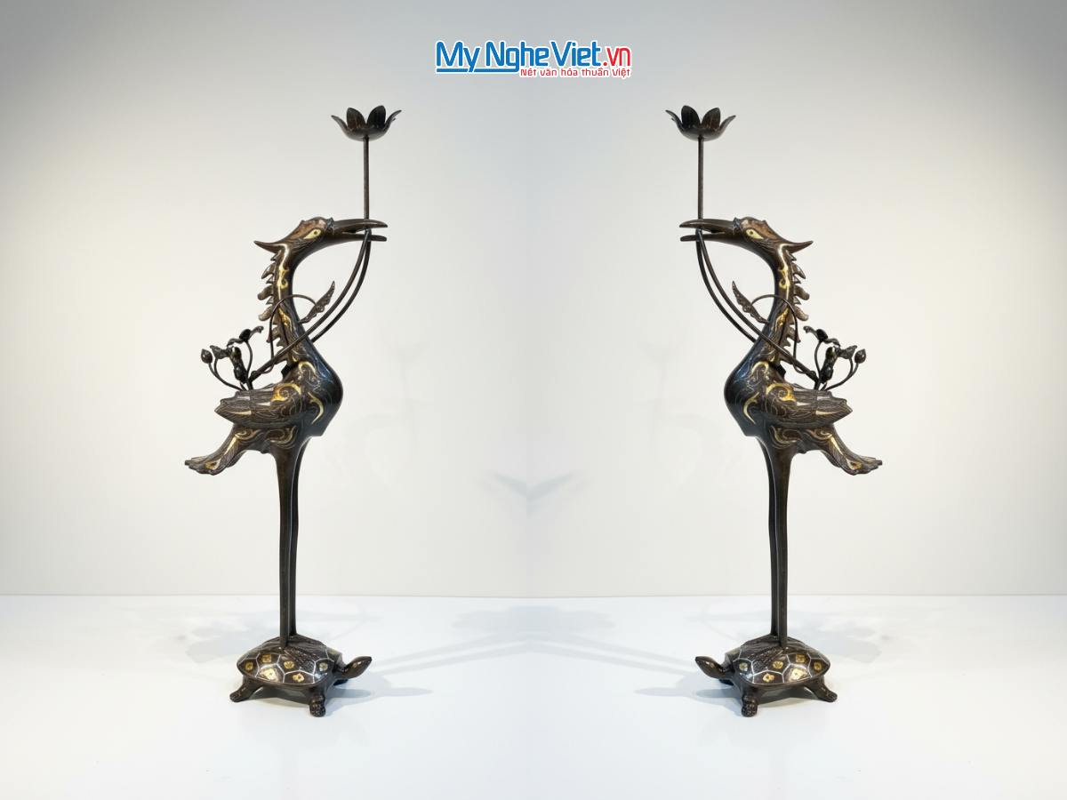 Bộ ngũ sự đồng tam khí đỉnh cao 60cm