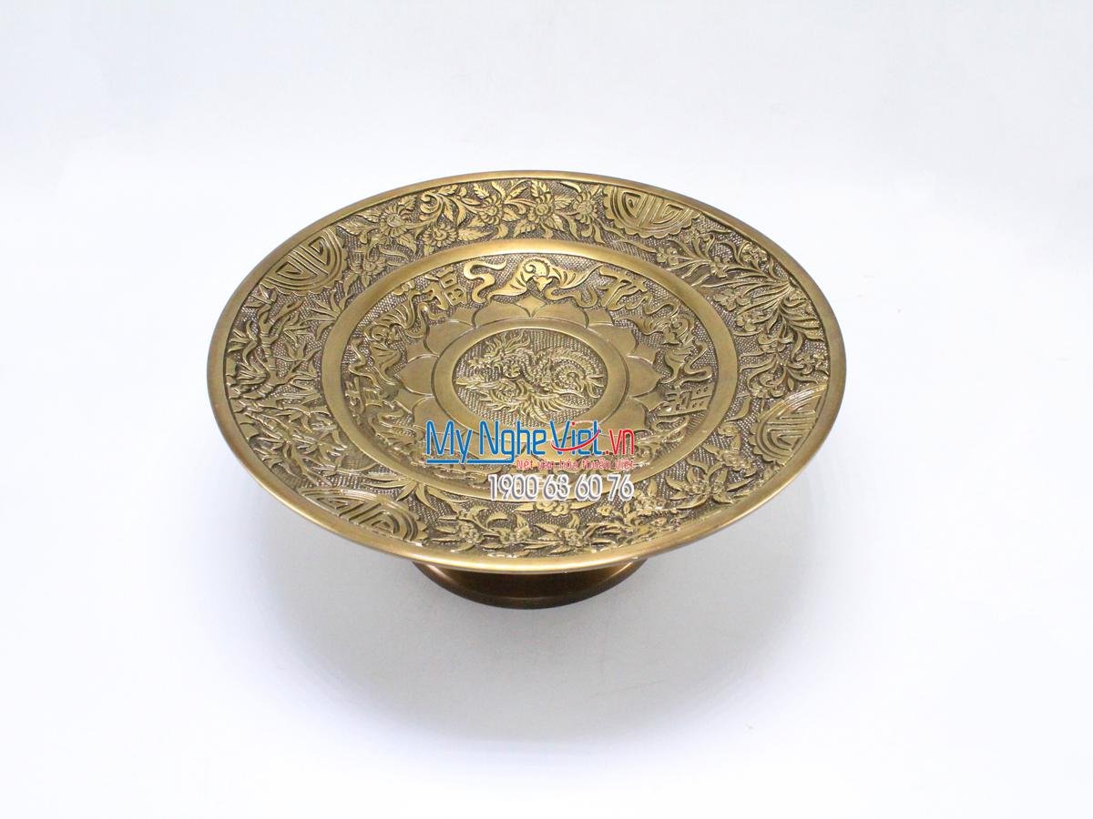 Đĩa hoa quả vàng đậm MNV-DD23/30