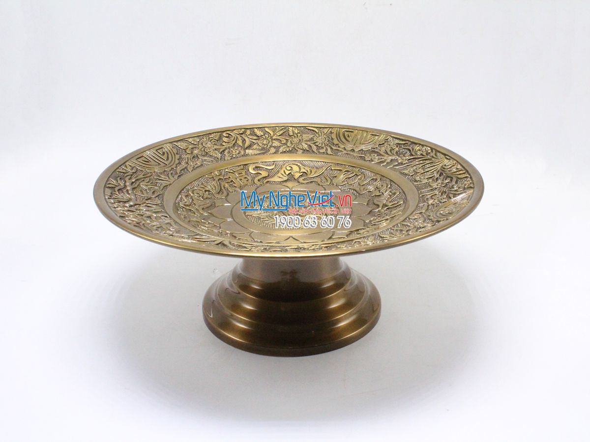 Đĩa hoa quả vàng đậm MNV-DD23/30