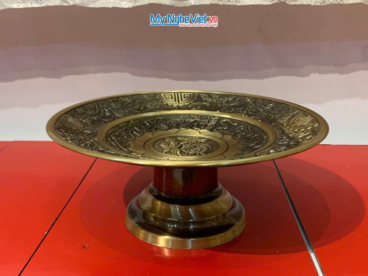 Mâm Trưng Hoa Quả cạo màu D25