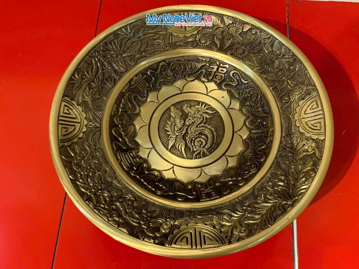 Mâm Trưng Hoa Quả cạo màu D25